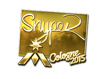 Sticker | SnypeR (Gold) | Cologne 2015 image