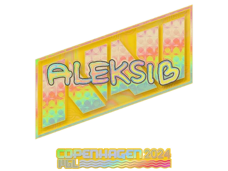 Sticker | Aleksib (Holo) | Copenhagen 2024 image