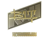 Sticker | b1t (Gold) | Copenhagen 2024 image
