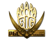 Sticker | BIG (Gold) | Krakow 2017 image