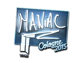 Sticker | Maniac (Foil) | Cologne 2015 image