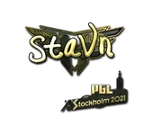 Sticker | stavn (Gold) | Stockholm 2021 image