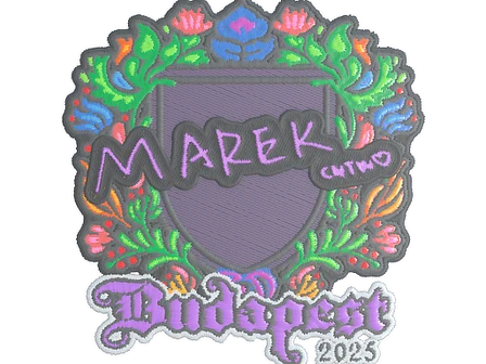 Sticker | Marek (Embroidered) | Budapest 2025 image