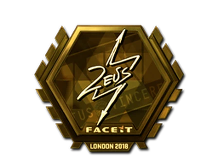 Sticker | Zeus (Gold) | London 2018 image
