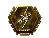Sticker | Zeus (Gold) | London 2018 image