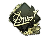 Sticker | ZywOo (Gold) | Rio 2022 image