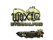 Sticker | woxic (Gold) | Antwerp 2022 image