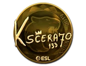 Sticker | KSCERATO (Gold) | Katowice 2019 image