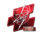 Sticker | Zeus (Foil) | Atlanta 2017 image