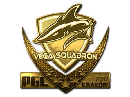 Sticker | Vega Squadron (Gold) | Krakow 2017 image
