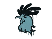 Sealed Graffiti | Cocky (Wire Blue) image