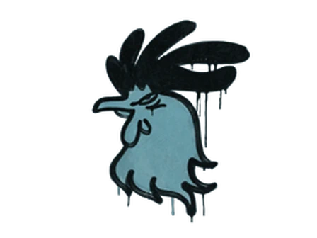 Sealed Graffiti | Cocky (Wire Blue) image