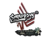 Sticker | sinnopsyy | Antwerp 2022 image