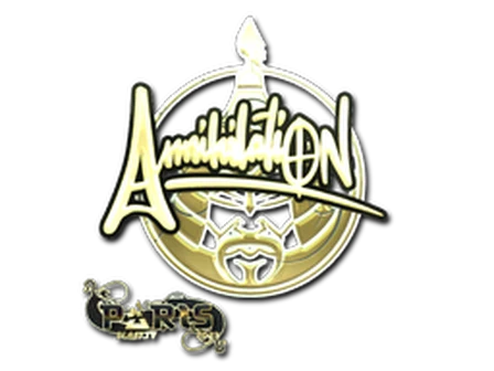 Sticker | ANNIHILATION (Gold) | Paris 2023 image
