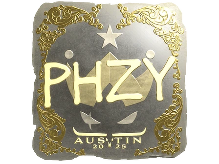 Sticker | phzy (Gold) | Austin 2025 image