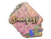 Sticker | sinnopsyy (Holo) | Rio 2022 image