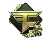 Sticker | FaZe Clan (Gold) | Rio 2022 image