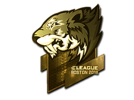 Sticker | Flash Gaming (Gold) | Boston 2018 image