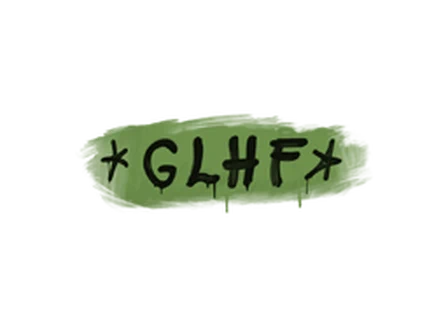 Sealed Graffiti | GLHF (Battle Green) image