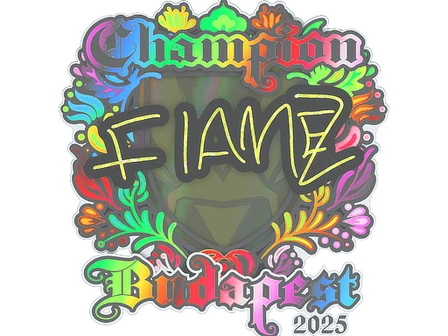 Sticker | FlameZ (Holo, Champion) | Budapest 2025 image