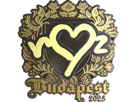 Sticker | ropz (Gold) | Budapest 2025 image