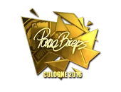 Sticker | pashaBiceps (Gold) | Cologne 2016 image