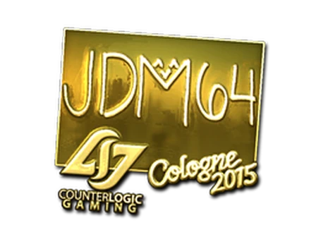 Sticker | jdm64 (Gold) | Cologne 2015 image
