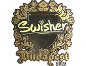 Sticker | Swisher (Gold) | Budapest 2025 image