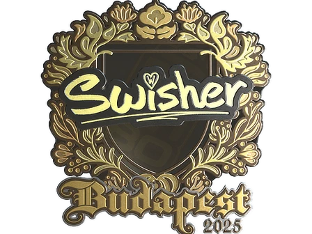 Sticker | Swisher (Gold) | Budapest 2025 image