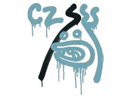 Sealed Graffiti | Recoil CZ-75 (Wire Blue) image