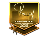 Sticker | rallen (Gold) | Cluj-Napoca 2015 image