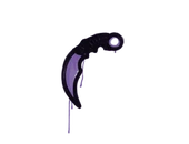 Sealed Graffiti | Karambit (Monster Purple) image