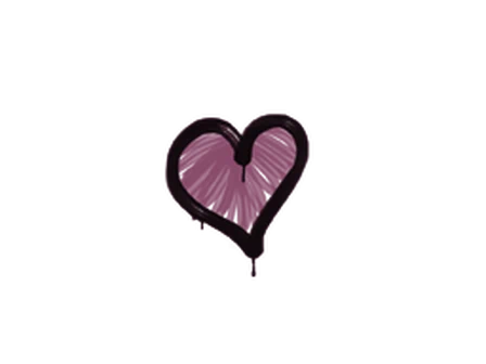 Sealed Graffiti | Heart (Princess Pink) image