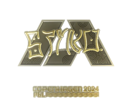 Sticker | STYKO (Gold) | Copenhagen 2024 image