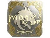 Sticker | magixx (Gold) | Austin 2025 image