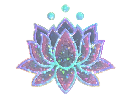 Sticker | Lotus (Glitter) image