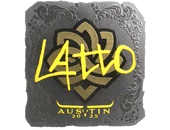 Sticker | latto (Foil) | Austin 2025 image