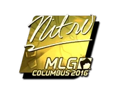 Sticker | nitr0 (Gold) | MLG Columbus 2016 image