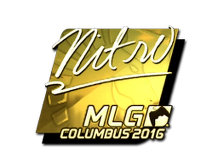 Sticker | nitr0 (Gold) | MLG Columbus 2016 image