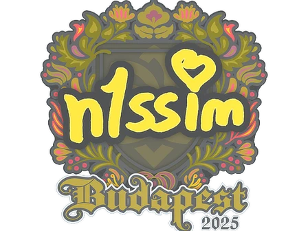 Sticker | n1ssim | Budapest 2025 image