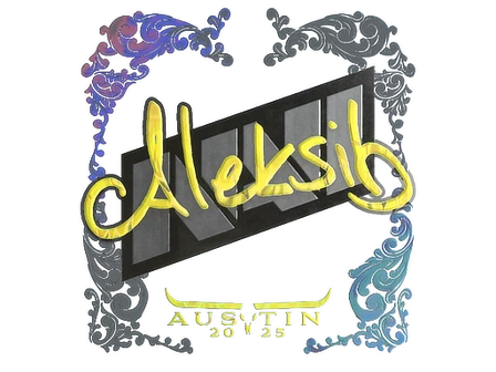 Sticker | Aleksib (Holo) | Austin 2025 image