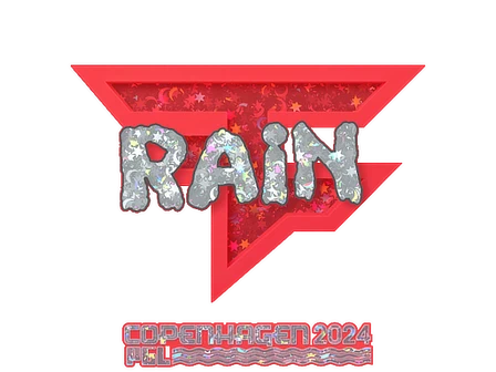 Sticker | rain (Glitter) | Copenhagen 2024 image