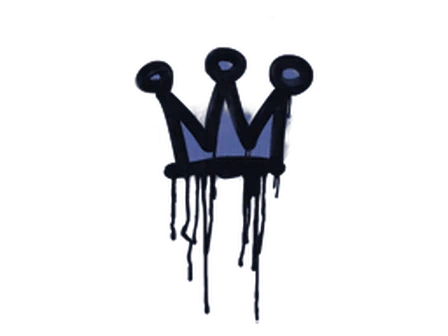 Sealed Graffiti | Little Crown (SWAT Blue) image