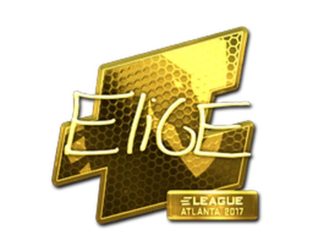 Sticker | EliGE (Gold) | Atlanta 2017 image