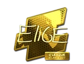Sticker | EliGE (Gold) | Atlanta 2017 image