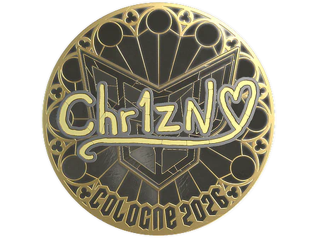 Sticker | Chr1zN (Gold) | Cologne 2026 image