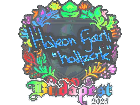 Sticker | hallzerk (Holo) | Budapest 2025 image