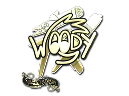 Sticker | WOOD7 (Gold) | Paris 2023 image