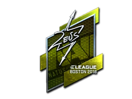 Sticker | Zeus (Foil) | Boston 2018 image