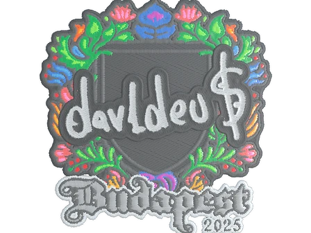 Sticker | dav1deuS (Embroidered) | Budapest 2025 image
